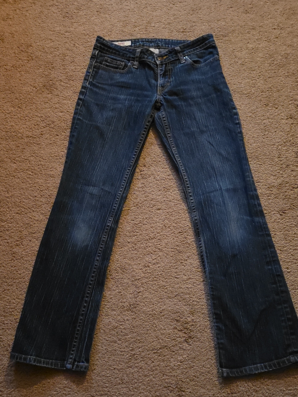Banana Republic Women’s Dark Blue Flare Jeans Sz 2